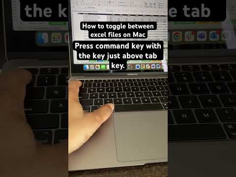 How to toggle between excel files on Mac #how #macbook