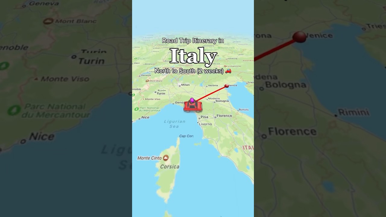 2 Italy Road Trip Itinerary in 2 Weeks 🇮🇹