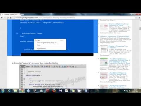 Image Steganography: chapter 8 Finishing Encoding