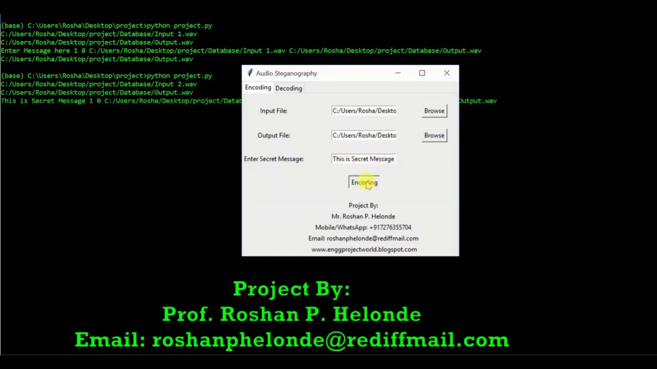 Audio Steganography in Python π΅