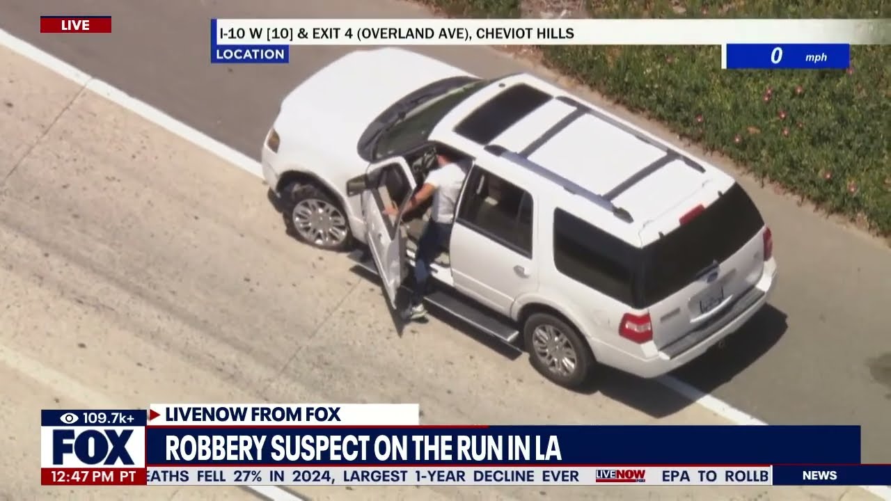 LA Police Chase: High-Speed Robbery Suspect 🚓