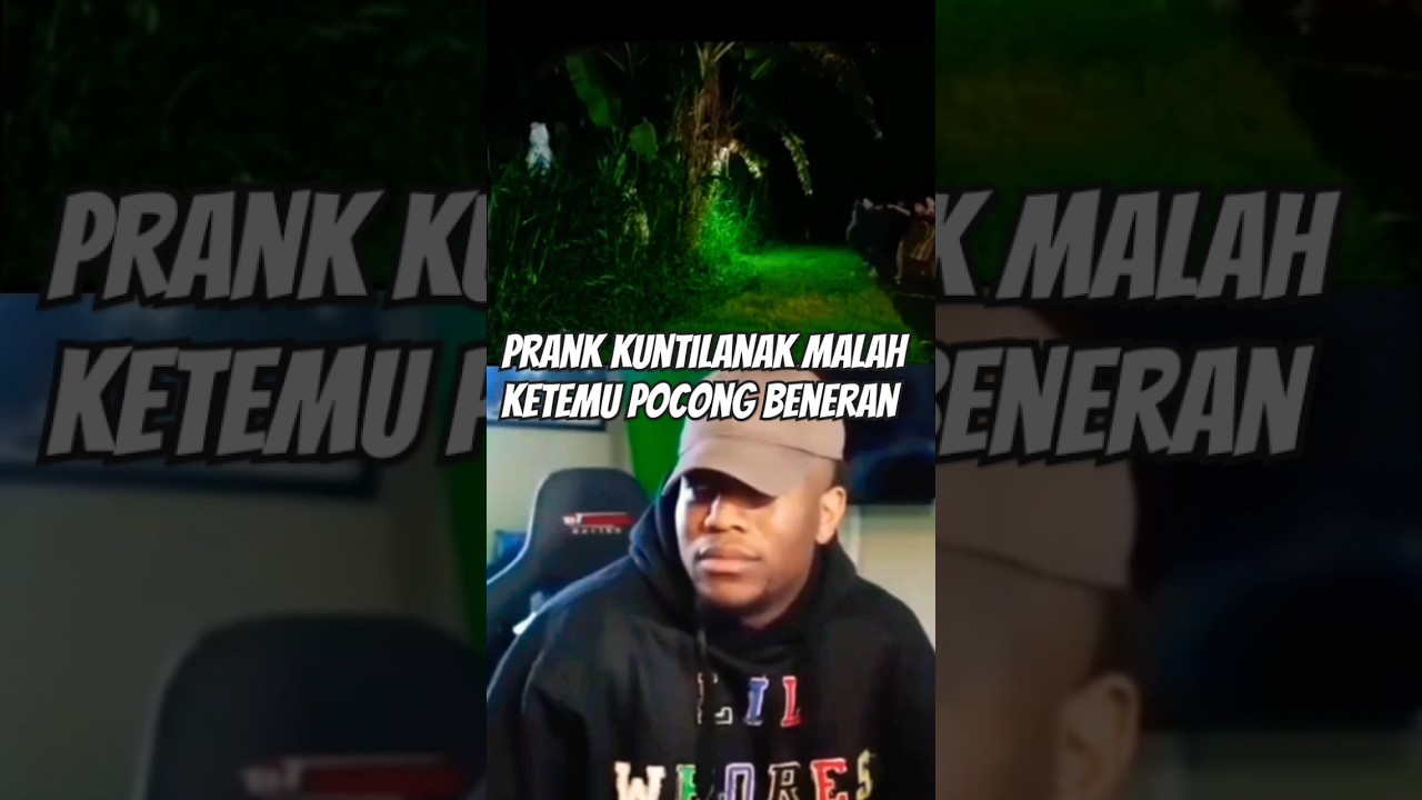 PRANK KUNTILANAK, EHH MALAH KETEMU POCONG BENERAN #shorts #prank #viral