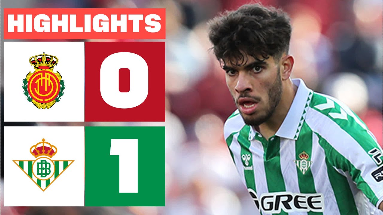 ¡Increíble victoria del Betis en Mallorca con gol en el último minuto! ⚽