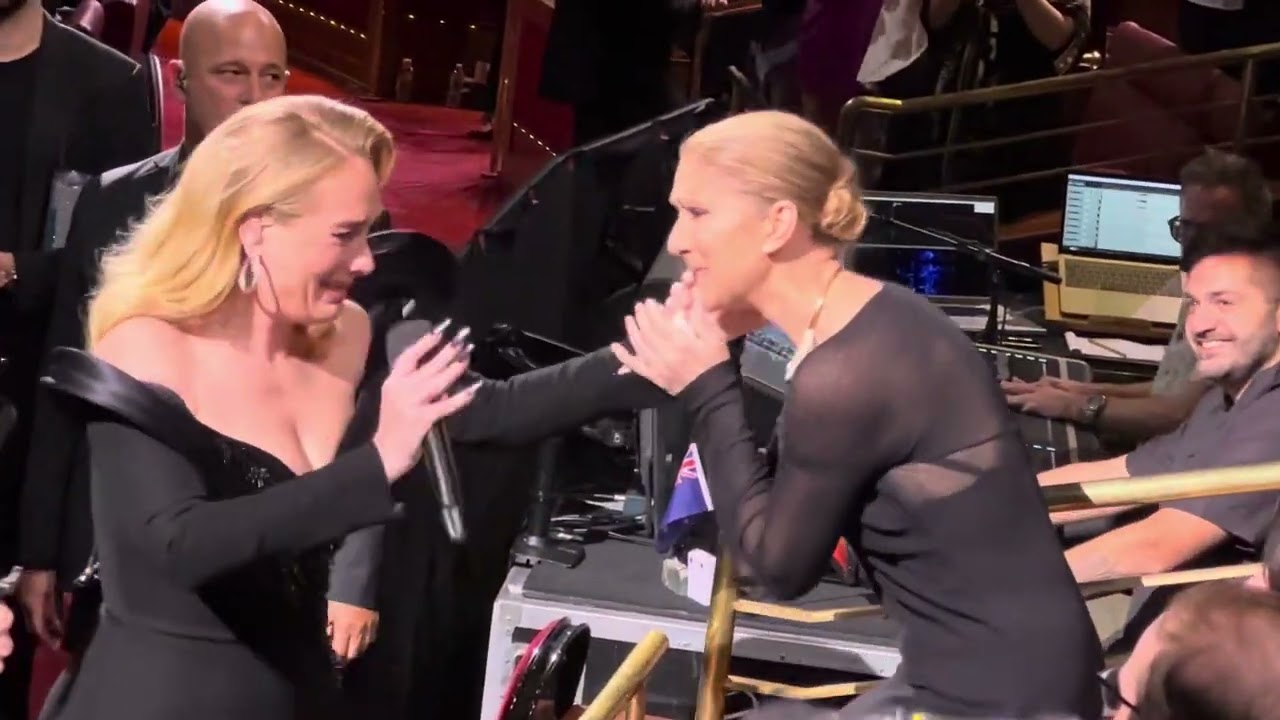 Adele Meets Celine Dion in Las Vegas 🎤
