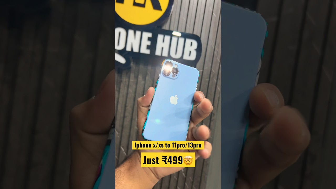 Convert IPhone x/xs to 11pro/13pro just in ₹499😱 #iphone #instagram #converter #viral