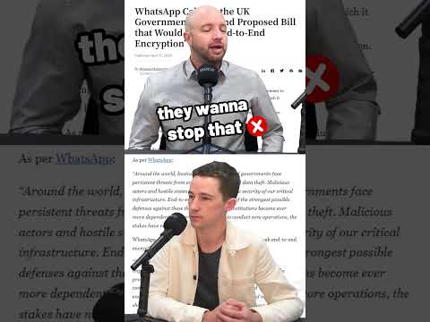 End encrypted messages? ✅🚫 #whatsapp #privacy #uk