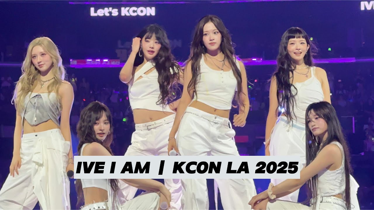 IVE I AM Performance at KCON LA 2025 in 4K π€