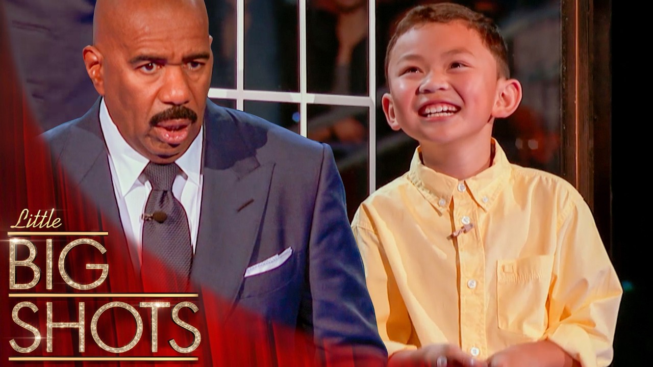Steve Harvey Faces Off Against 7-Year-Old Math Prodigy | Little Big Shots