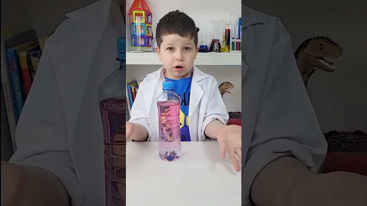 Волшебная вода #экспериментыдлядетей #наука_ая #опытыдлядетей #физика #химия #эксперимент