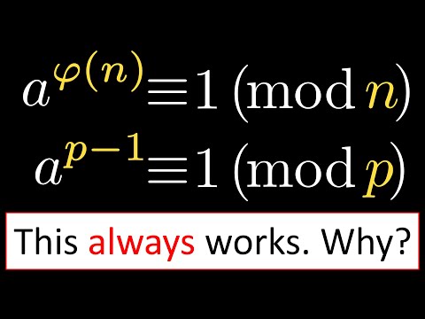 Euler's Totient Theorem and Fermat's Little Theorem - Complete Proof & Intuition