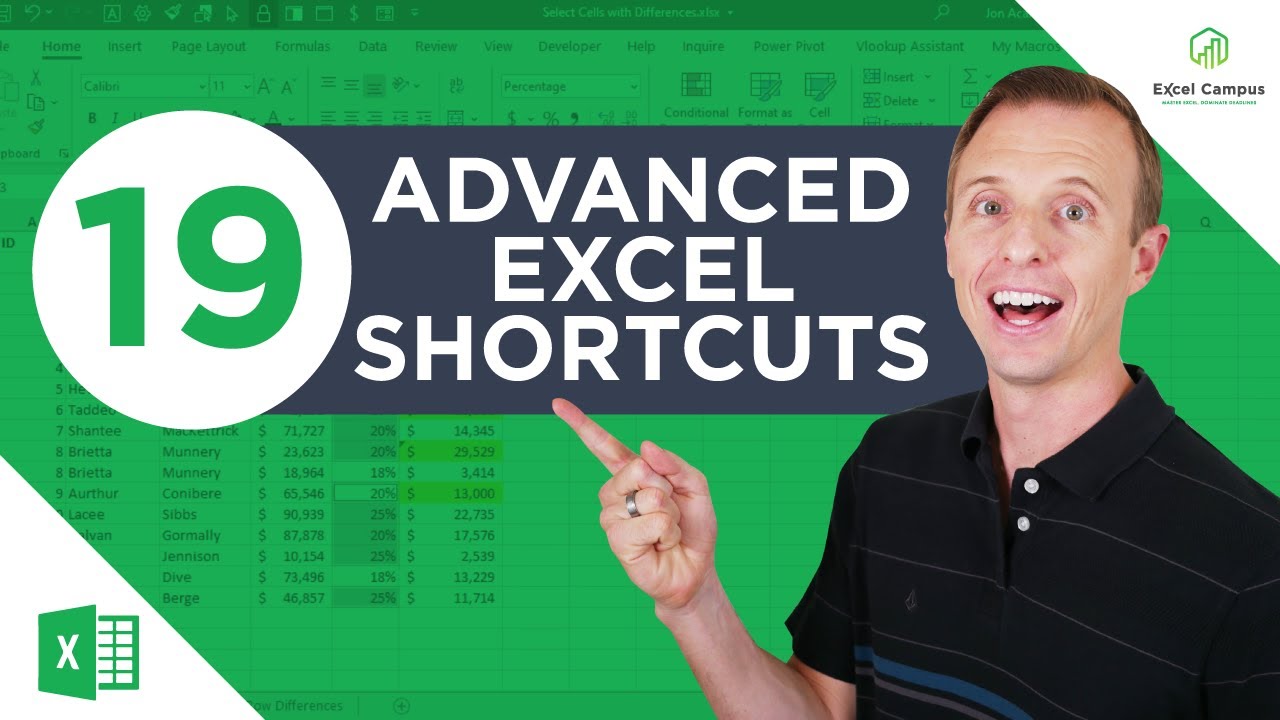 19 Advanced Excel Shortcuts You May Not Know