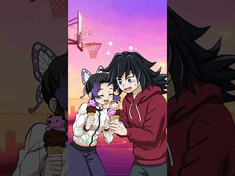 Thumb Dance 🌊🦋 Shinobu x Giyu - FIRST DATE💕 #DemonSlayer #KimetsuNoYaiba