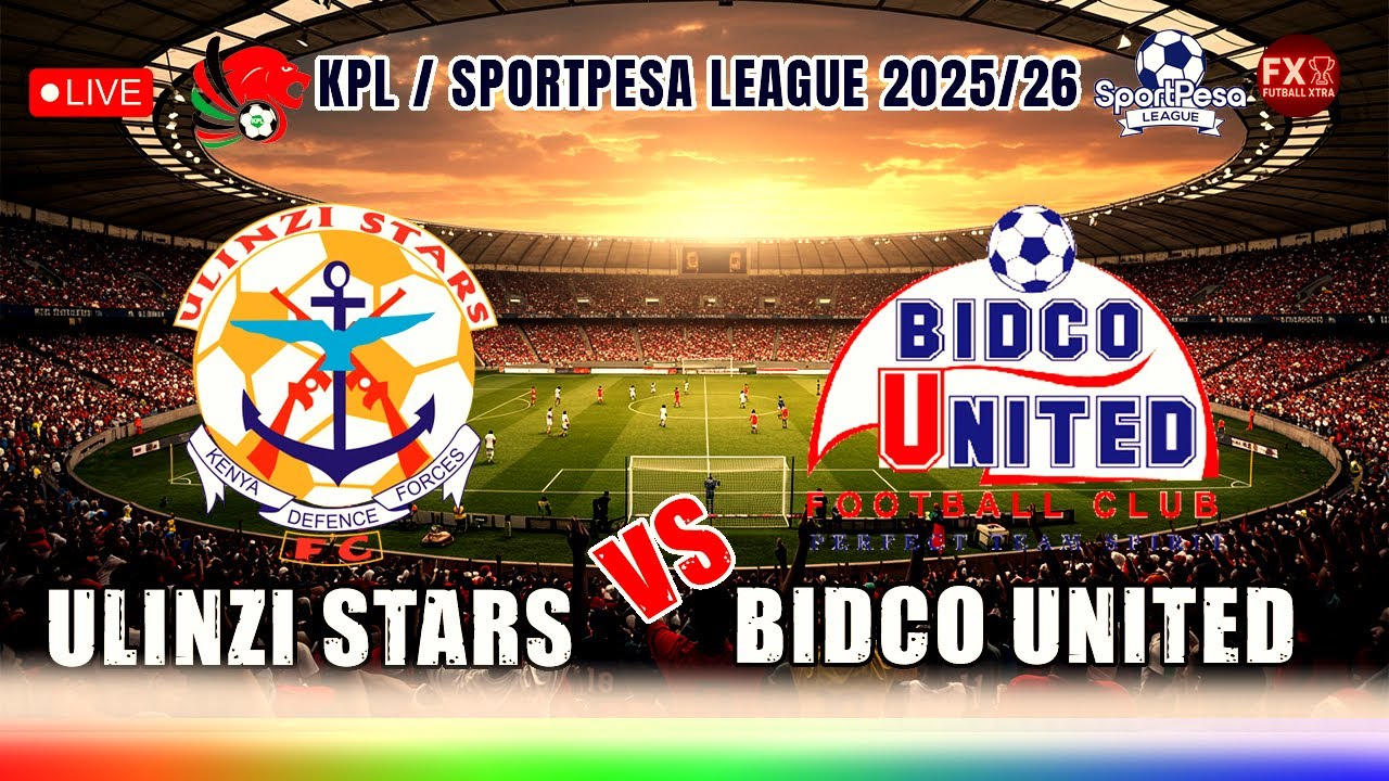 Ulinzi Stars vs Bidco United - KPL 2025/26 Live ⚽