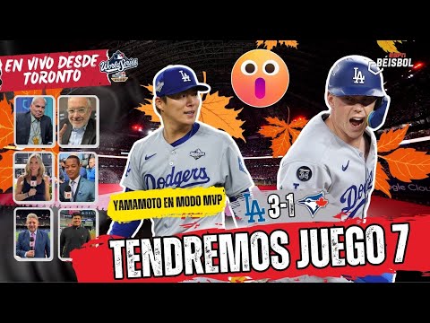 HABRÁ JUEGO 7 EN LA SERIE MUNDIAL. DODGERS y YAMAMOTO ganan el JUEGO 6 vs BLUE JAYS | ESPN Beisbol