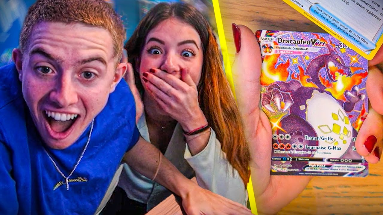 ENFIIINNN !!! ELSA PACK DRACAUFEU SHINY DANS UN BOOSTER POKÉMON ! 🎉 (omg j’suis refait)