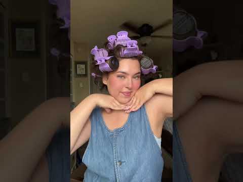 Hot Roller tutorial with Conair Waves and Volume Hot Rollers Available at @amazon