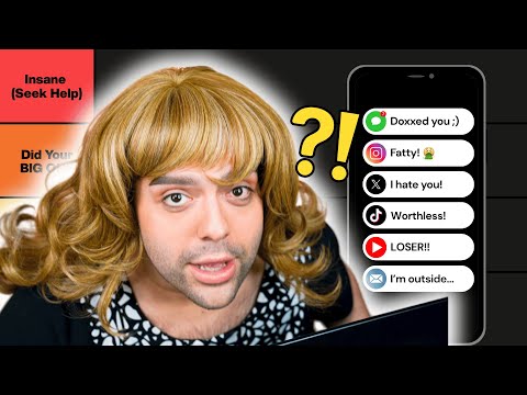 Ranking the Most Intense Hate Comments I've Received