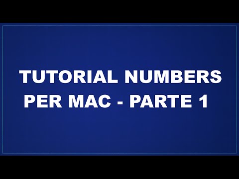 Tutorial Numbers per Mac - Parte 1