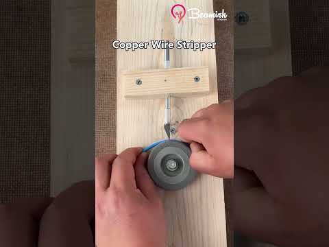 DIY Copper Wire Stripper #diy #wire #hacks
