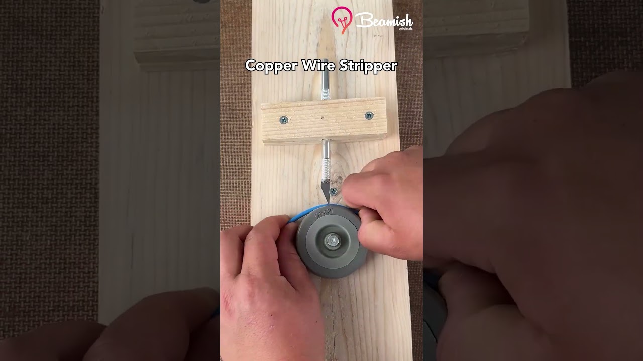 Easy DIY Copper Wire Stripper That Actually Works ⚡