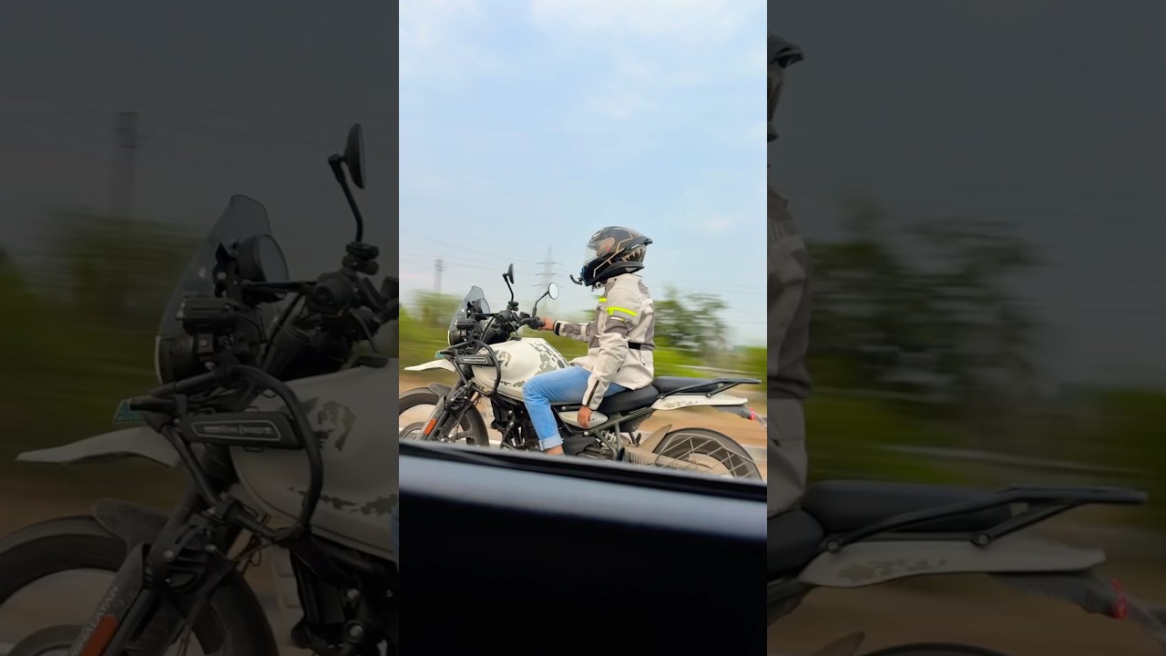 Royal Enfield Himalayan 450 Spotted on Highway 🛣️