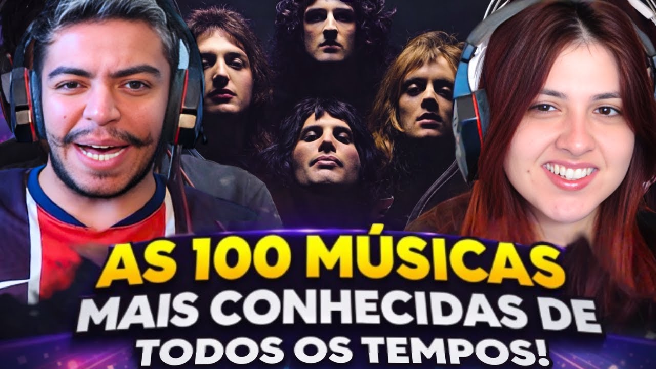 TOP 100 MÚSICAS MAIS CONHECIDAS DE TODOS OS TEMPOS! | REACT