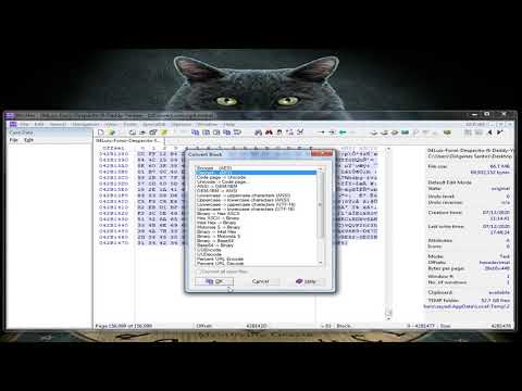 Ponto de armazenamento da chave de criptografia do Ransomware no arquivo criptografado..