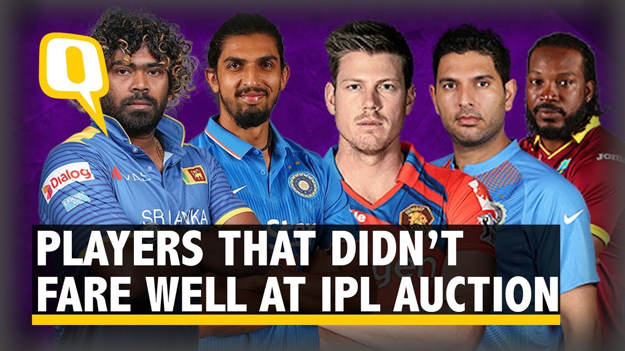 IPL 2018 Auction: Players Overlooked by Teams π