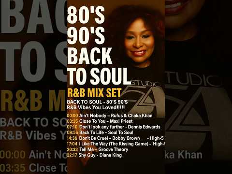 Back To Soul - 80's 90's R&B Vibes You Loved!! #BackToSoul #RNBVibes #oldschoolrnb #rnbhits