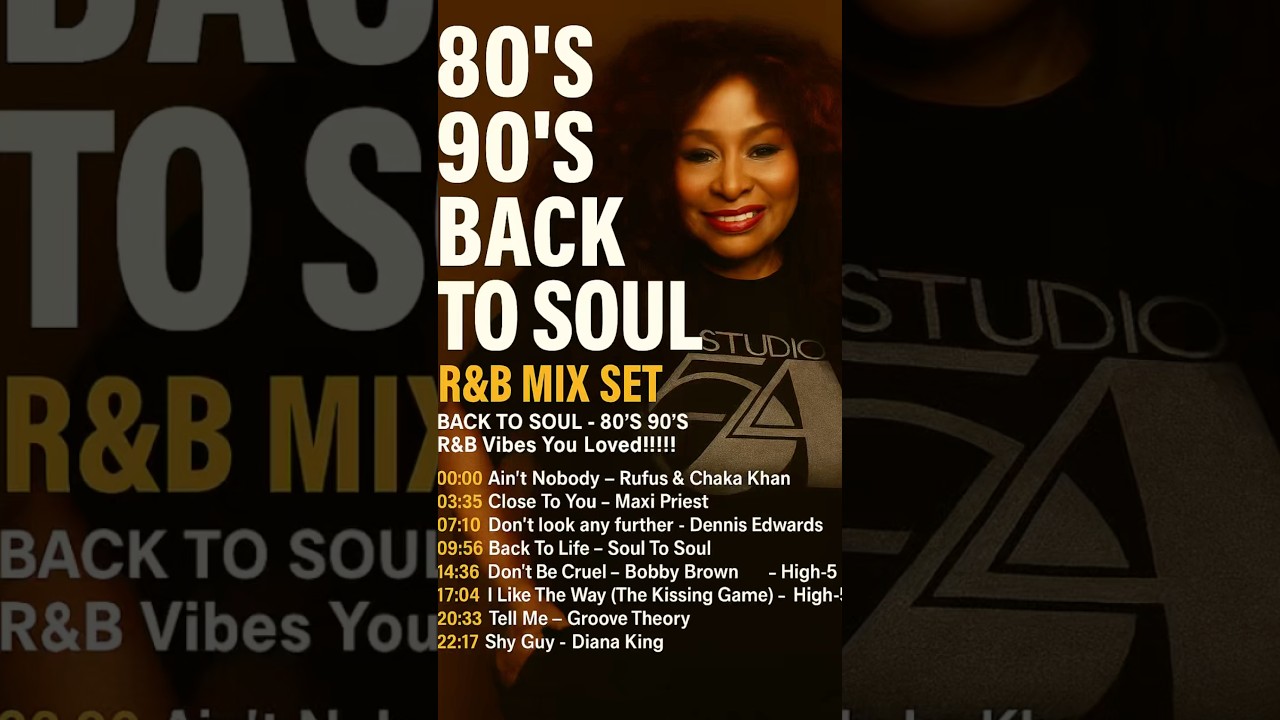Back to Soul: Classic 80s & 90s R&B Vibes 🎶