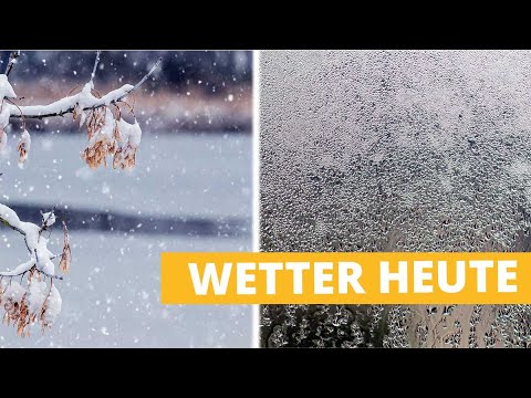 Wetter heute: Schneefall lässt nach, Eisregen bleibt ❄️
