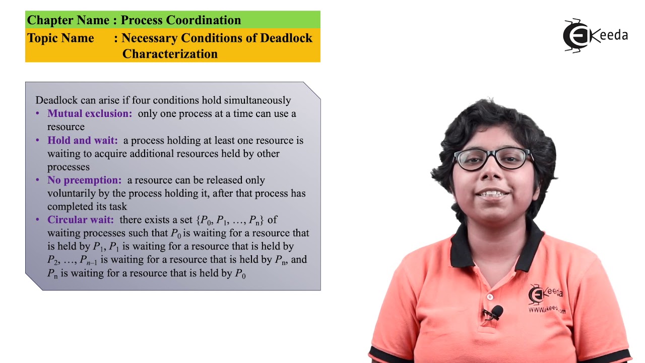 Necessary Conditions for Deadlock Characterization