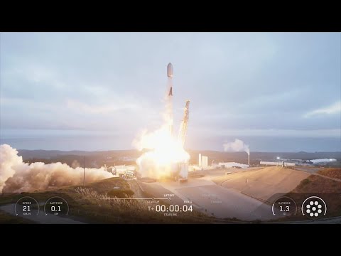 Blastoff! SpaceX Falcon 9 rocket launches 28 Starlink satellites, nails landing
