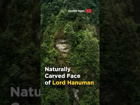 God Hanuman Face on Mountain in Arunachal Pradesh
