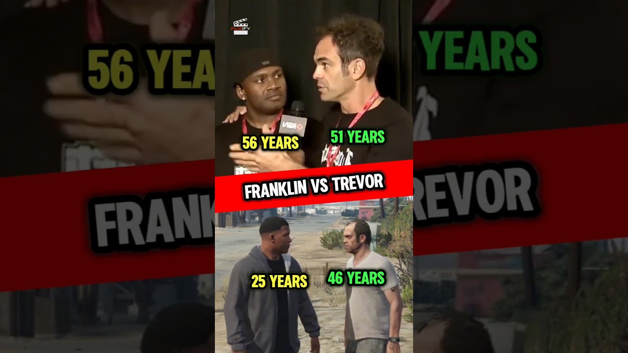 GTA V: Franklin's Voice Actor Is Older Than Trevor's 🎮
