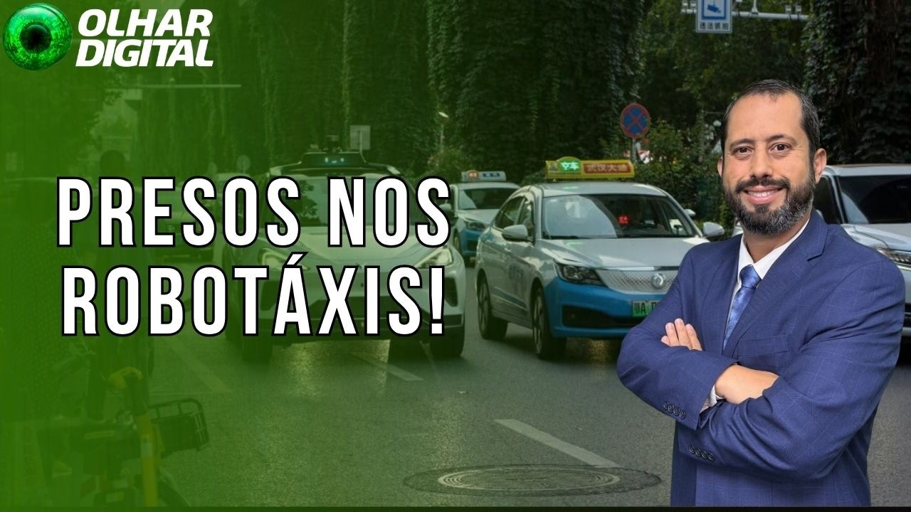 Mais de 100 robotáxis na China ficam presos após pane 🚗