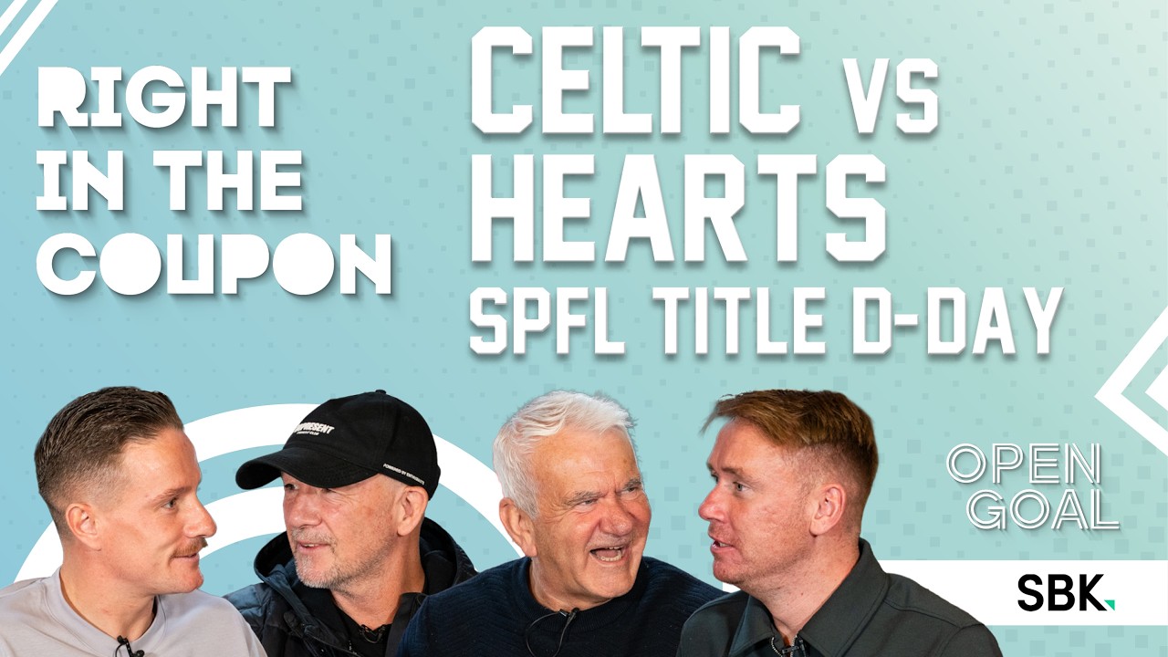 CELTIC vs HEARTS | WHO WILL BE CROWNED CHAMPIONS ON SPFL TITLE D-DAY? | Right In The Coupon