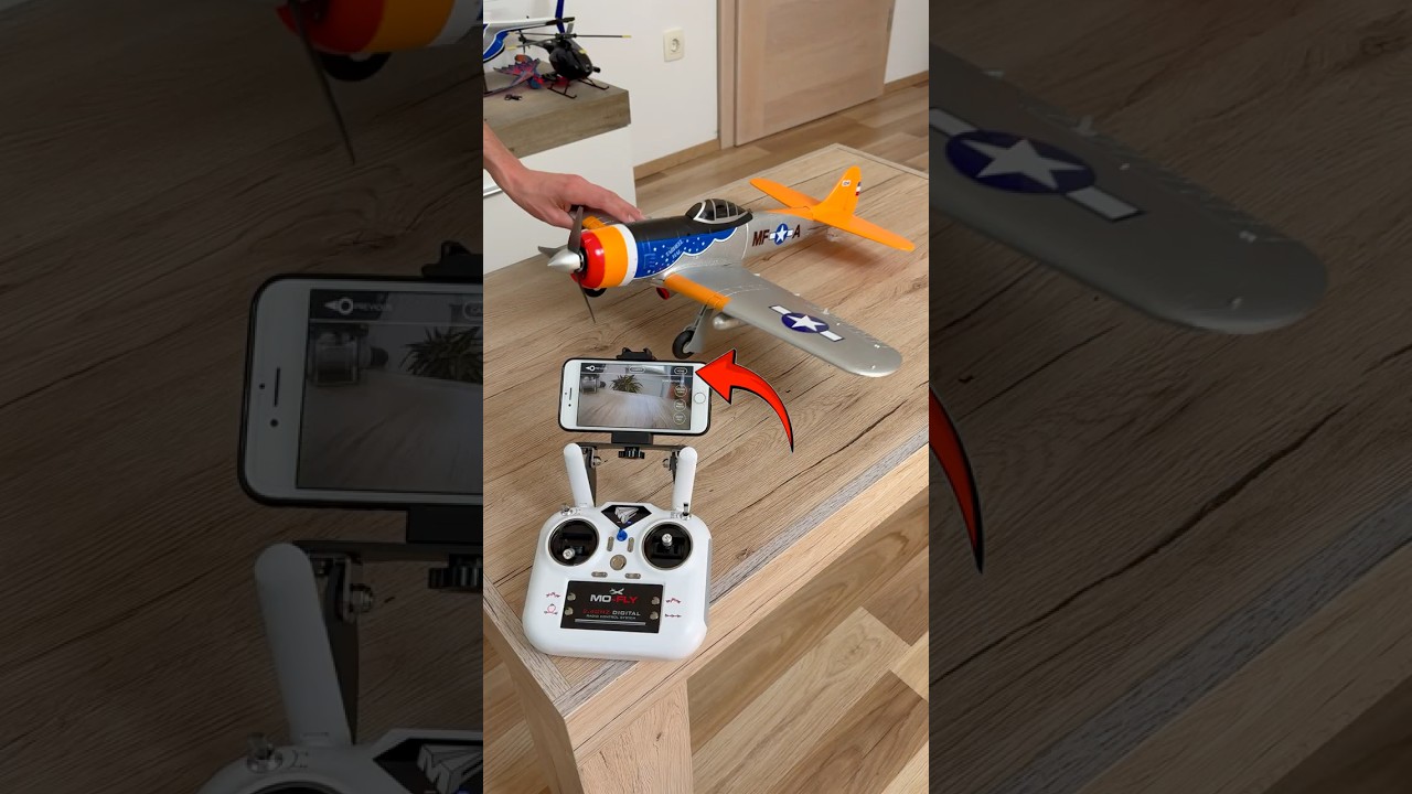 MF-A84 RC Warbird with Brushless Motor & FPV Camera ✈️