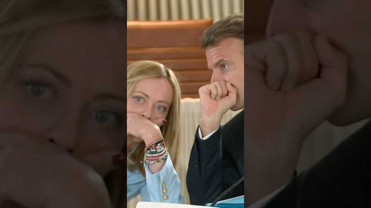 Meloni's Eye Roll Sparks Attention at G-7 Summit 👀