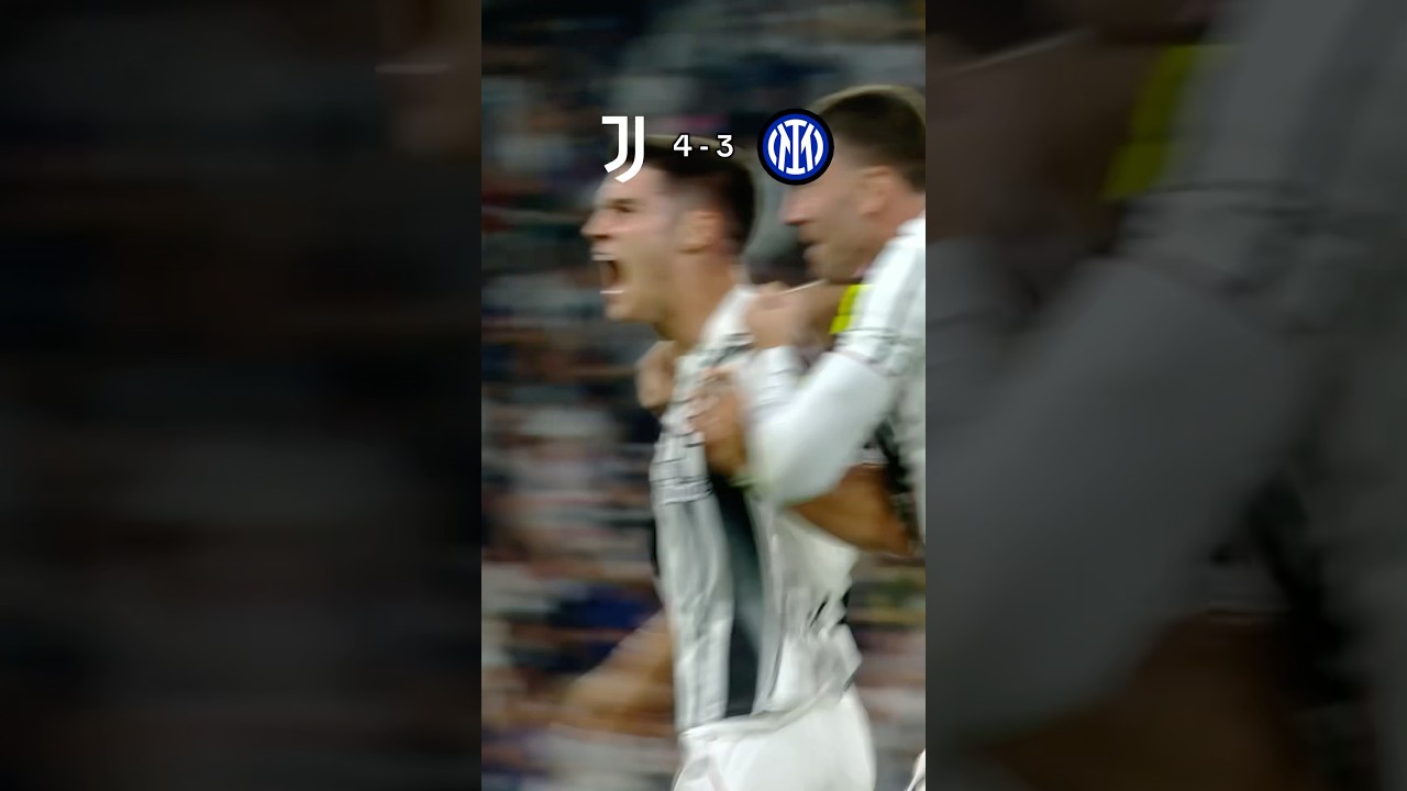 Juventus Wins 4-3 Thriller Against Inter ⚽