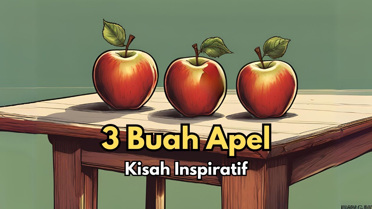 Kisah Inspiratif dari 3 Apel 🍎