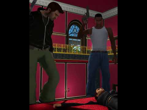 CJ and Claude finally get their revenge on Catalina 🔥#gta #gtasanandreas #gtasa #gta3 #shorts