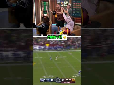 THIS IS WHY YOU TUNE IN. 💰 #commanders #seahawks #nfl #snf #nflweek9