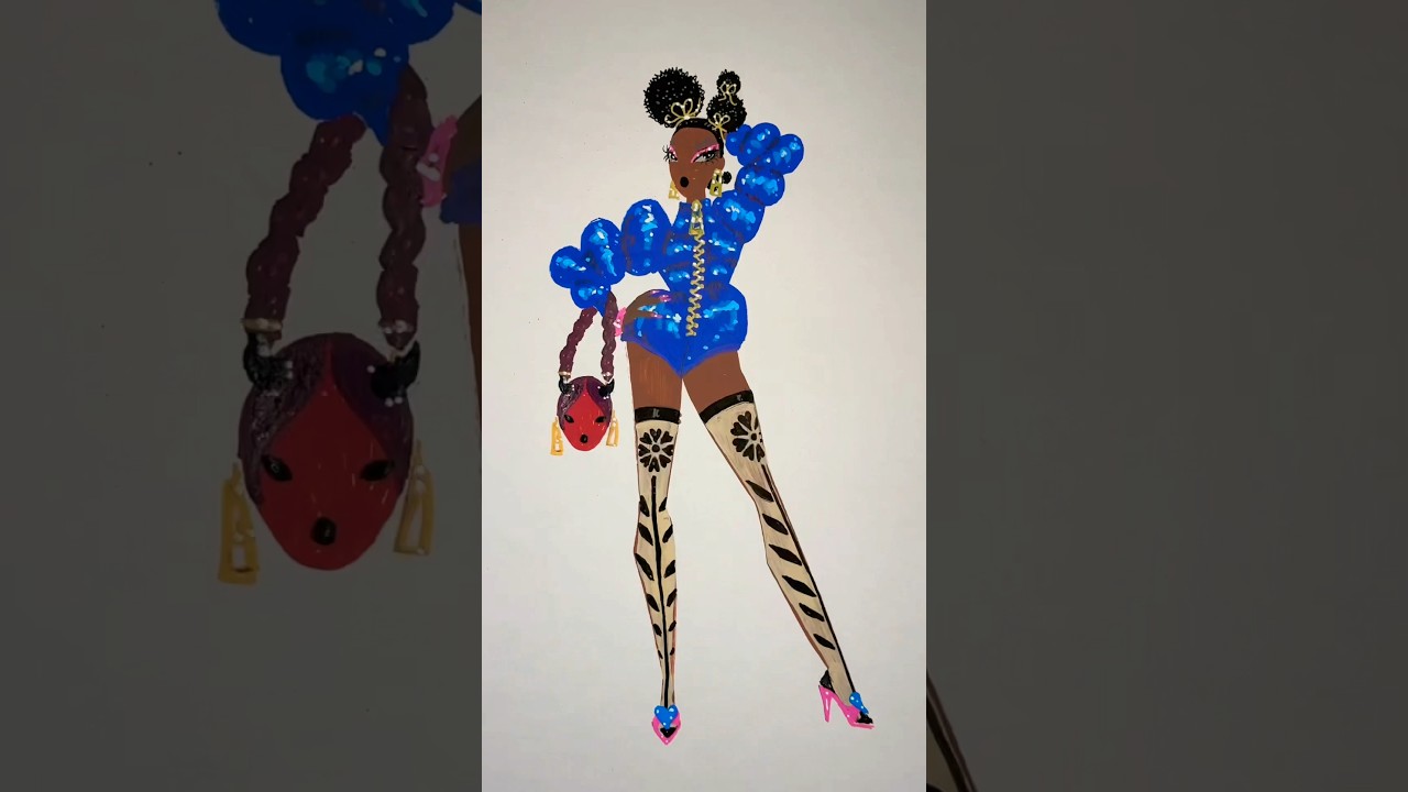 Mastering Fashion Drawing with Contrapposto Poses 🎨