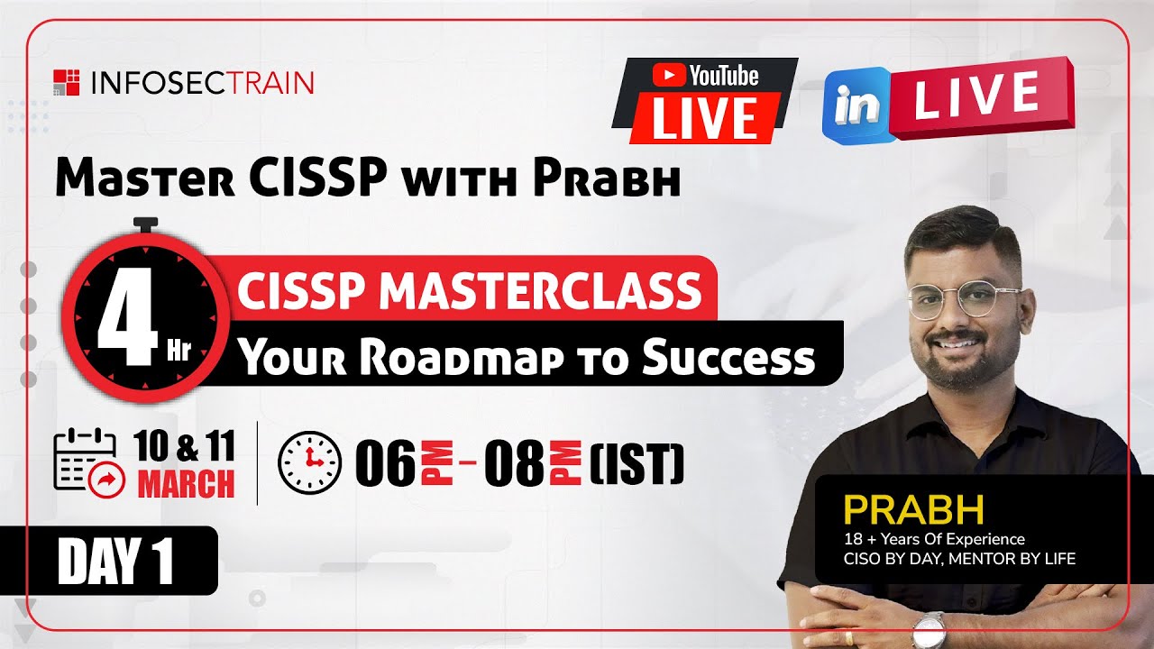 Master CISSP in 2 Days with Prabh – Your Fast Track to Cybersecurity Success! 🚀