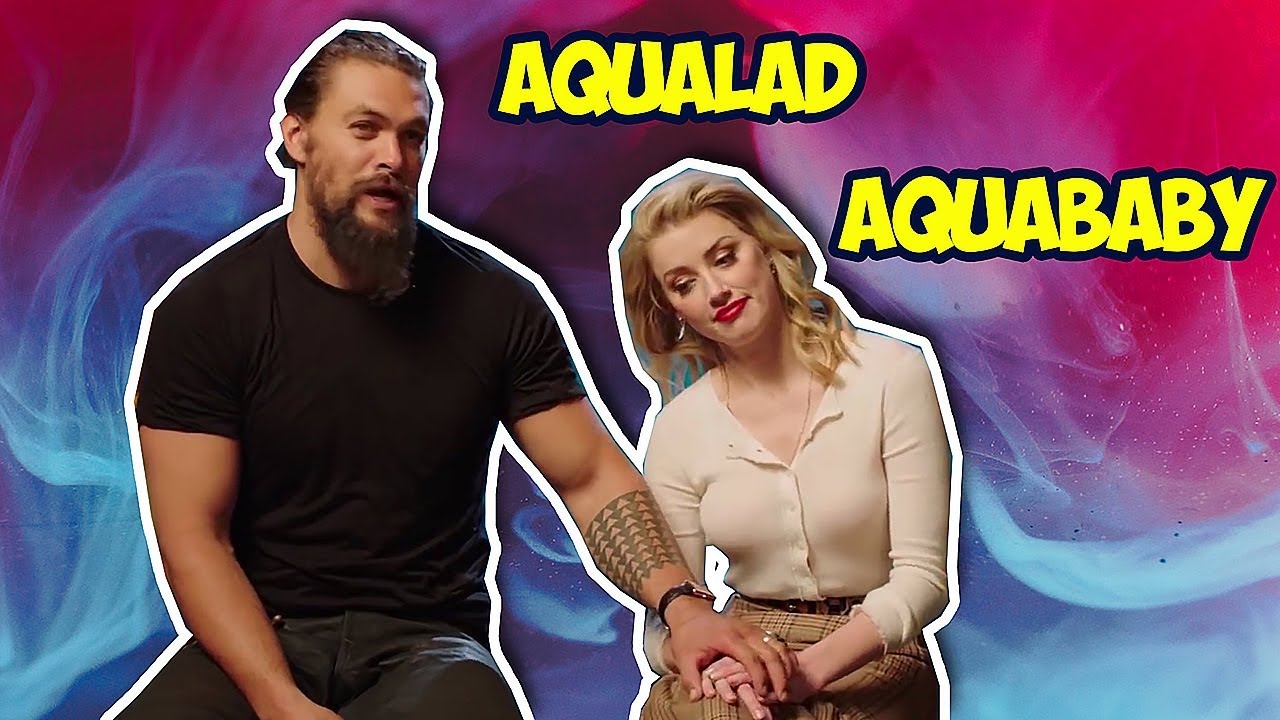 Amber Heard Playfully Flirts with Jason Momoa Behind the Scenes of Aquaman 🎬