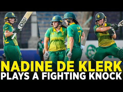 Nadine de Klerk Plays a Fighting Knock | Pakistan W vs South Africa W | 3rd ODI 2023 | PCB | M3D2A