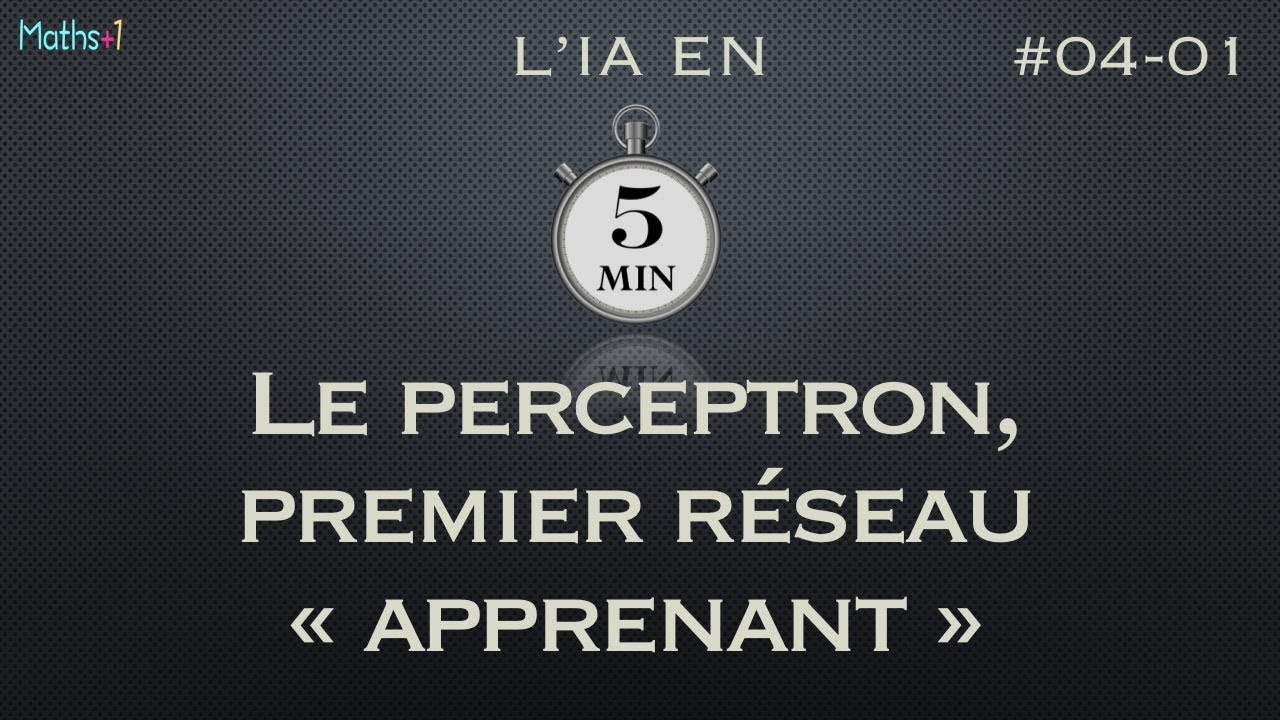 Perceptron : Le premier réseau d'apprentissage 🤖