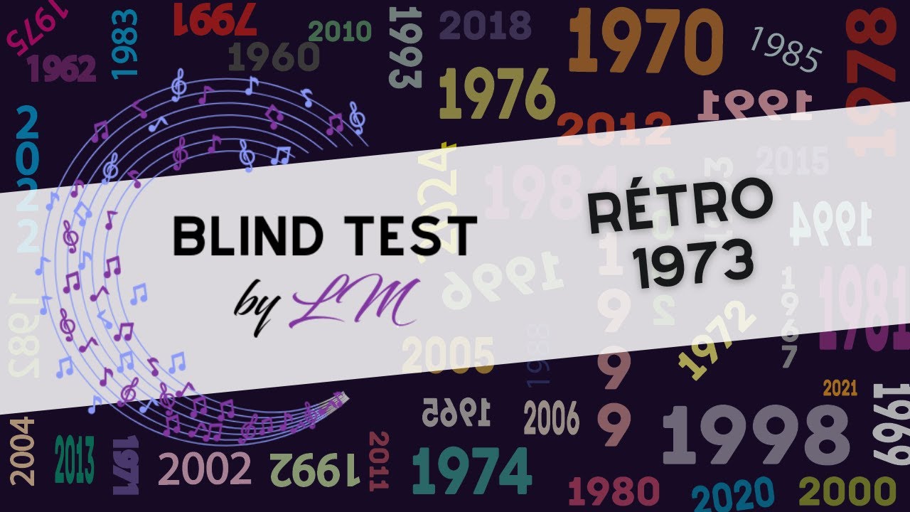 Retro 1973: Blind Test of 25 Hits 🎶