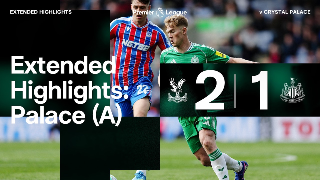 Crystal Palace 2-1 Newcastle | Premier League Highlights